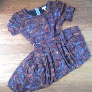 Lularoe Amelia Dress- BIRDS!